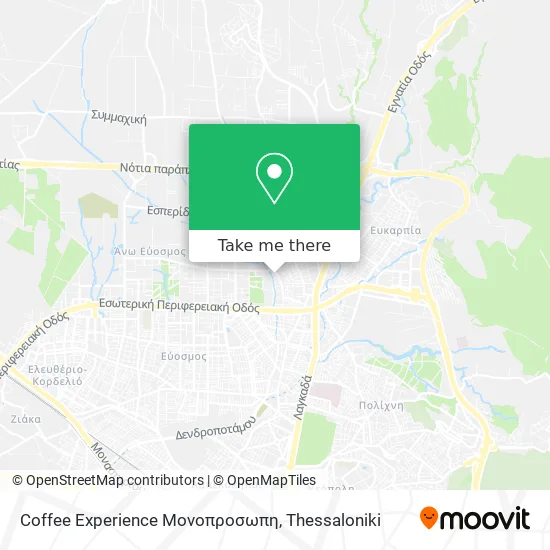 Coffee Experience Μονοπροσωπη map