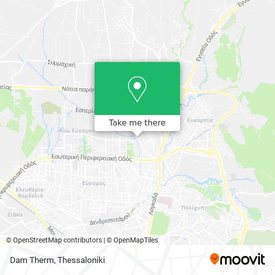 Dam Therm map
