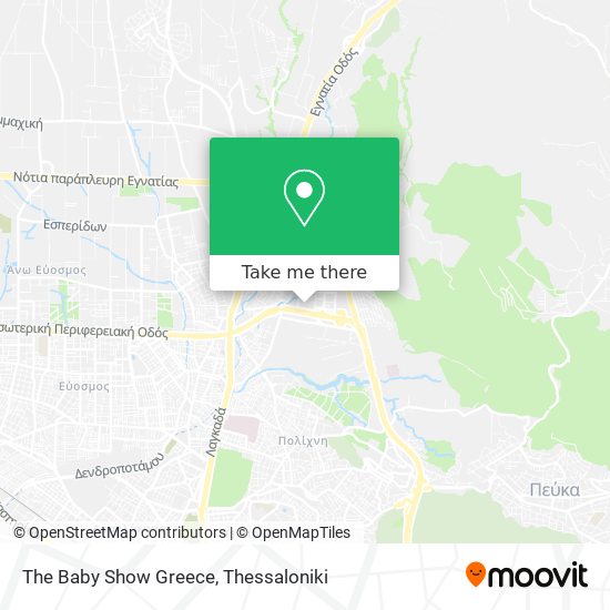 The Baby Show Greece map