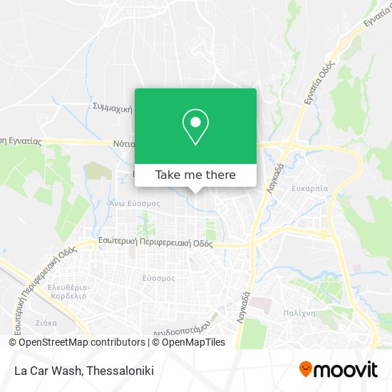 La Car Wash map