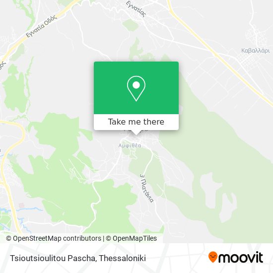 Tsioutsioulitou Pascha map