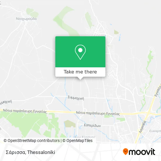 Σάρισσα map