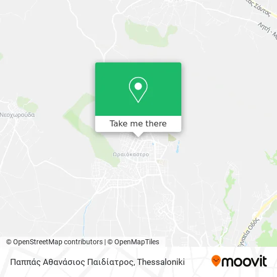 Παππάς Αθανάσιος Παιδίατρος map