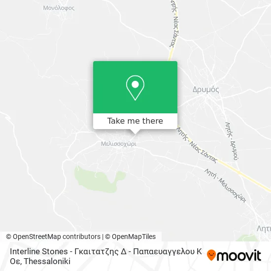Interline Stones - Γκαιτατζης Δ - Παπαευαγγελου Κ Οε map