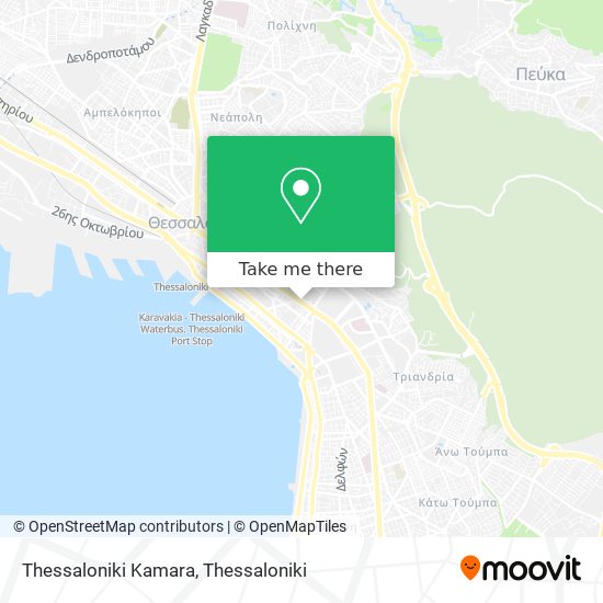 Thessaloniki Kamara map