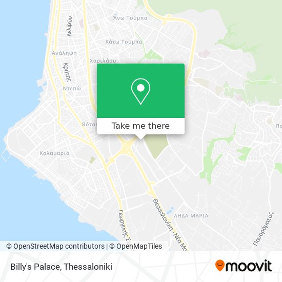 Billy's Palace map