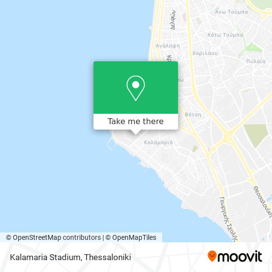 Kalamaria Stadium map