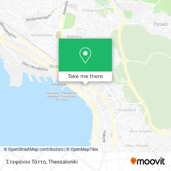 Στεφάνου Τάττη map