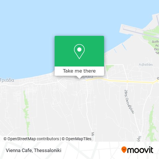 Vienna Cafe map