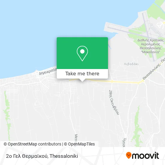 2ο Γελ Θερμαϊκού map