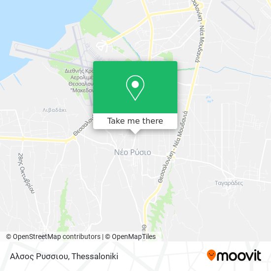 Αλσος Ρυσσιου map
