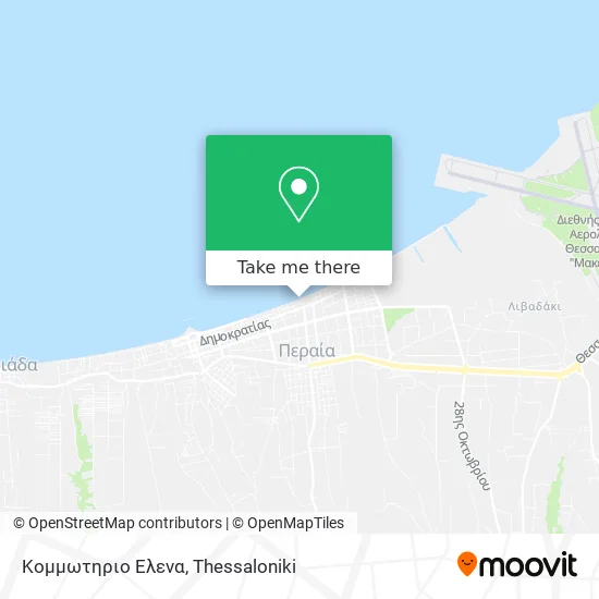 Κομμωτηριο Ελενα map