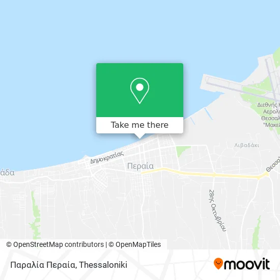 Παραλία Περαία map
