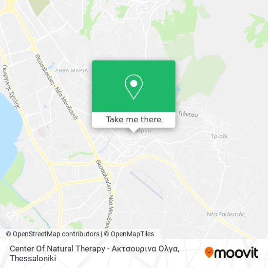 Center Of Natural Therapy - Ακτσουρινα Ολγα map