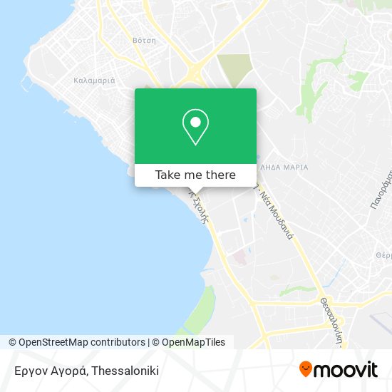 Έργον Αγορά map