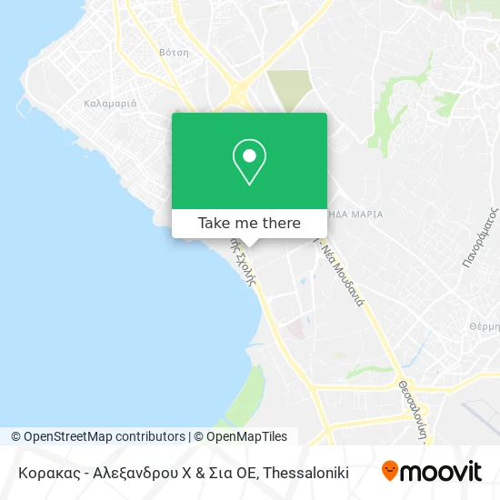 Κορακας - Αλεξανδρου Χ & Σια ΟΕ map