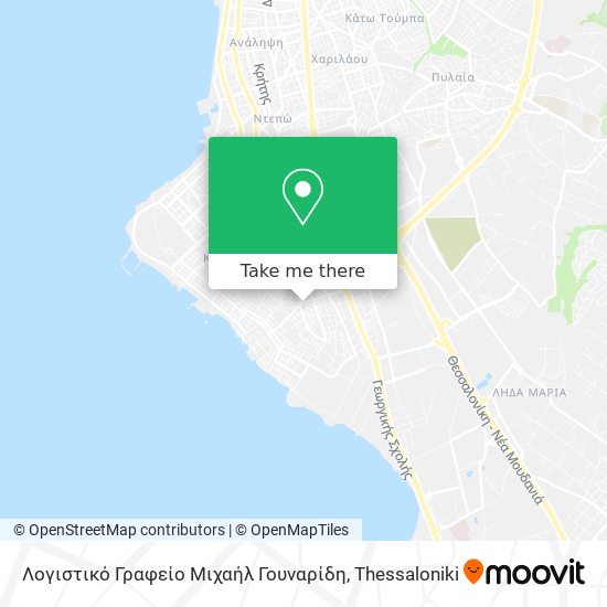 Λογιστικό Γραφείο Μιχαήλ Γουναρίδη map