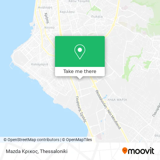 Mazda Κρικος map