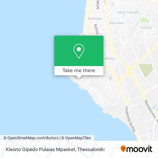Kleisto Gipedo Pulaias Mpasket map