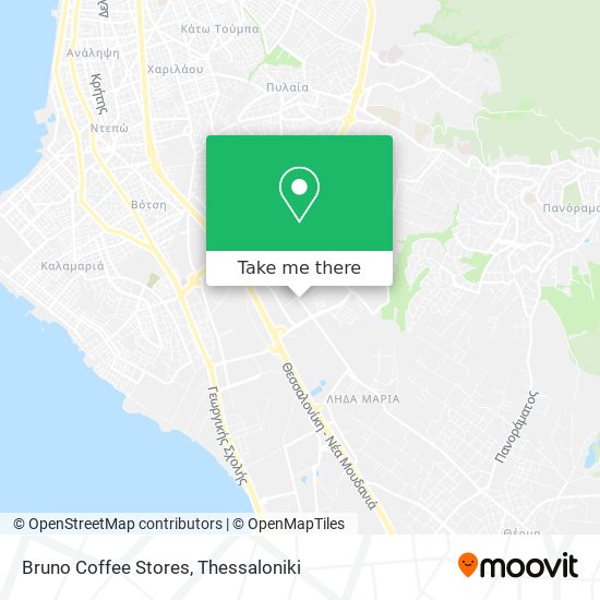 Bruno Coffee Stores map