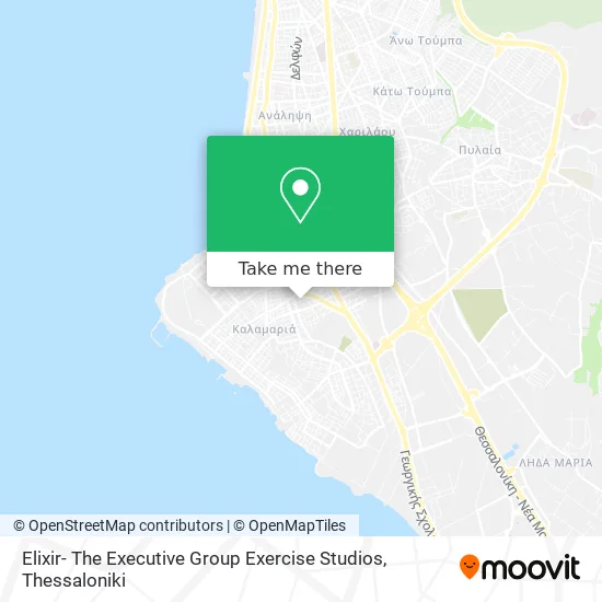 Elixir- The Executive Group Exercise Studios map