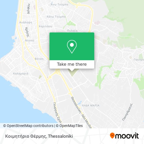Κοιμητήριο Θέρμης map
