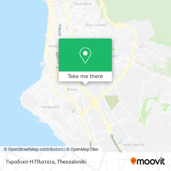 Γυραδικο Η Πλατεία map
