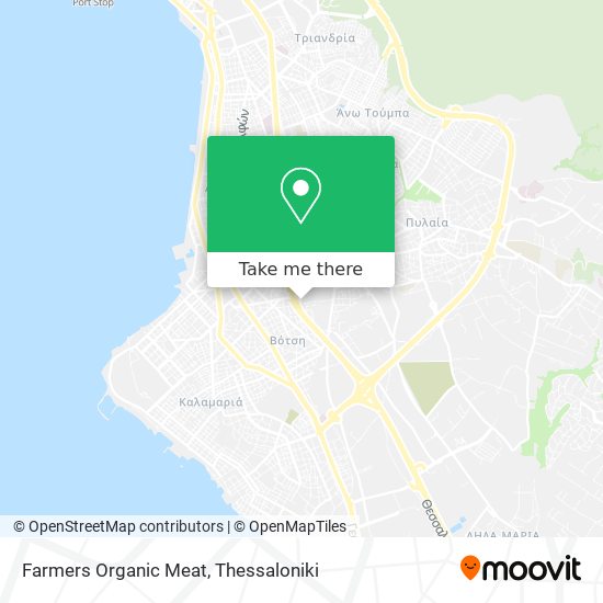 Farmers Organic Meat map