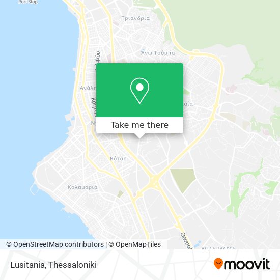 Lusitania map