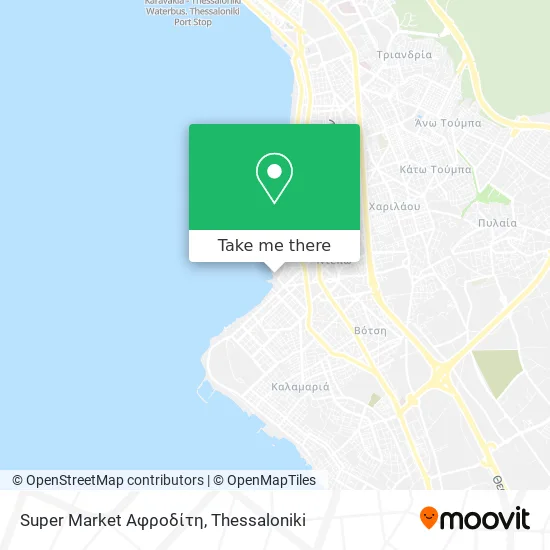 Super Market Αφροδίτη map