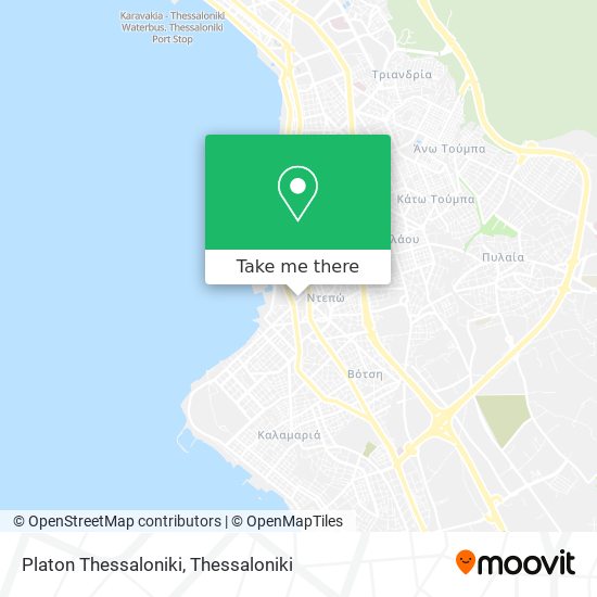 Platon Thessaloniki map
