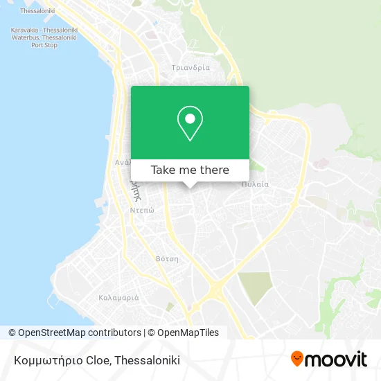 Κομμωτήριο Cloe map