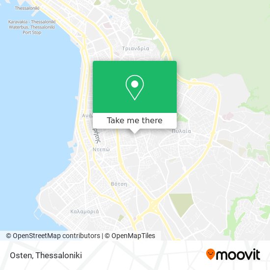 Osten map