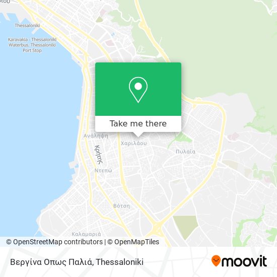 Βεργίνα Οπως Παλιά map
