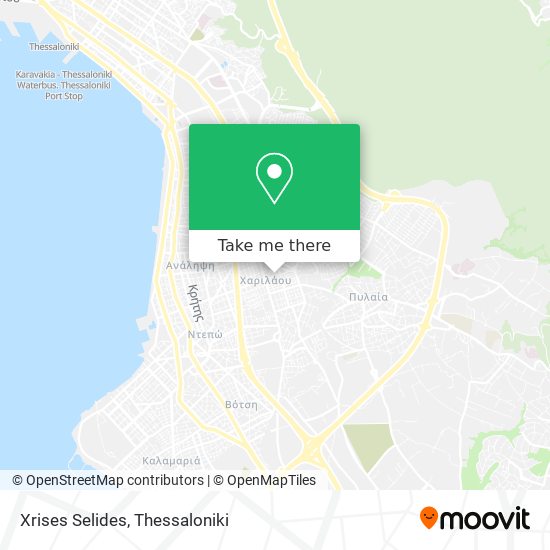 Xrises Selides map