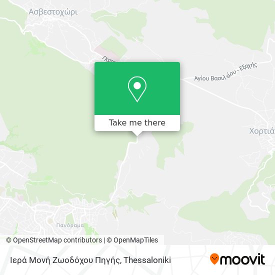 Ιερά Μονή Ζωοδόχου Πηγής map