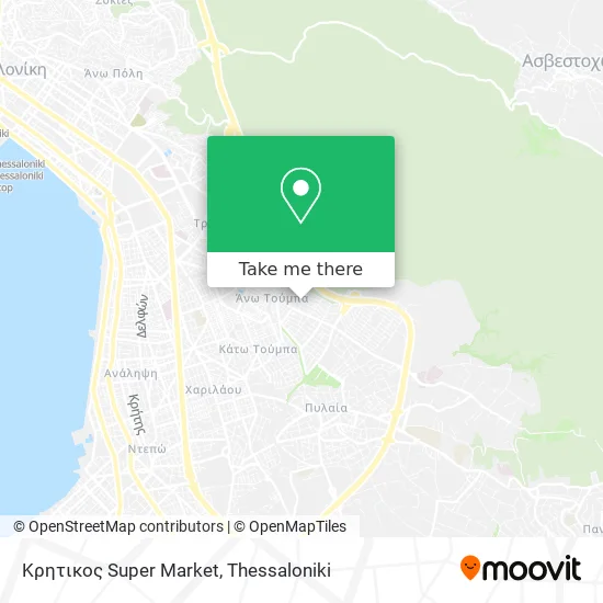 Κρητικος Super Market map