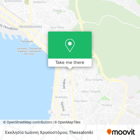 Εκκλησία Ιωάννη Χρυσοστόμου map