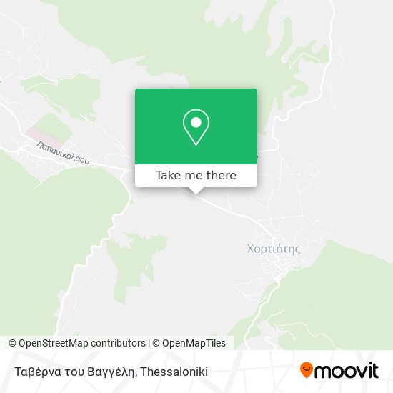 Ταβέρνα του Βαγγέλη map