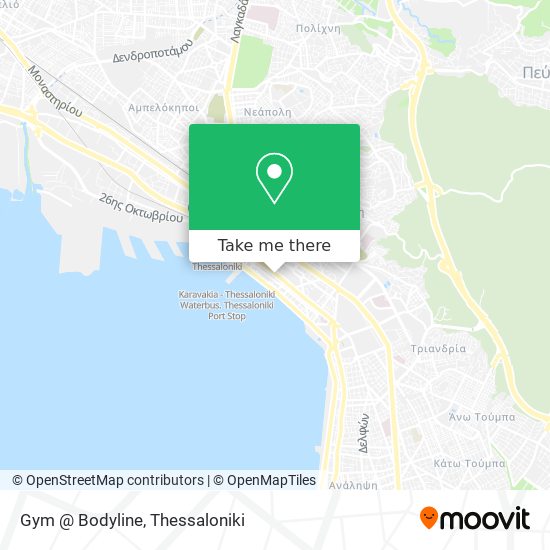 Gym @ Bodyline map