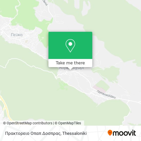 Πρακτορειο Οπαπ Δοσπρας map