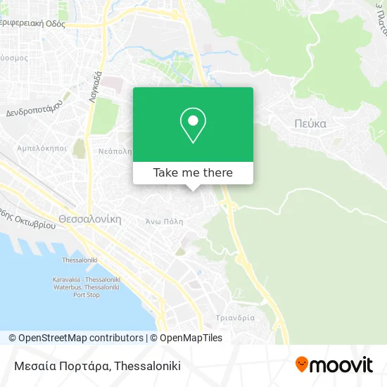 Μεσαία Πορτάρα map