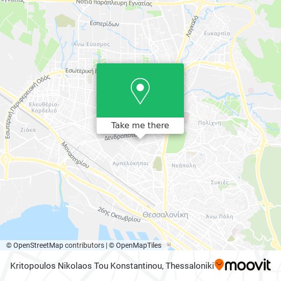 Kritopoulos Nikolaos Tou Konstantinou map