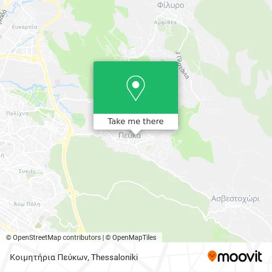 Κοιμητήρια Πεύκων map