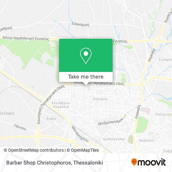 Barber Shop Christophoros map