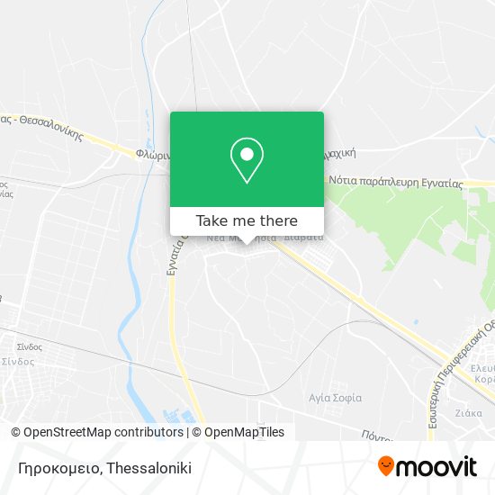 Γηροκομειο map
