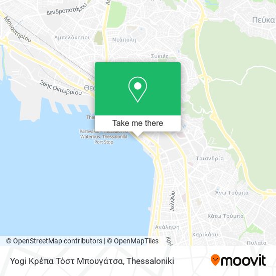 Yogi Κρέπα Τόστ Μπουγάτσα map