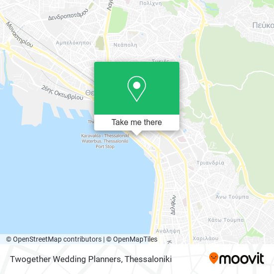 Twogether Wedding Planners map