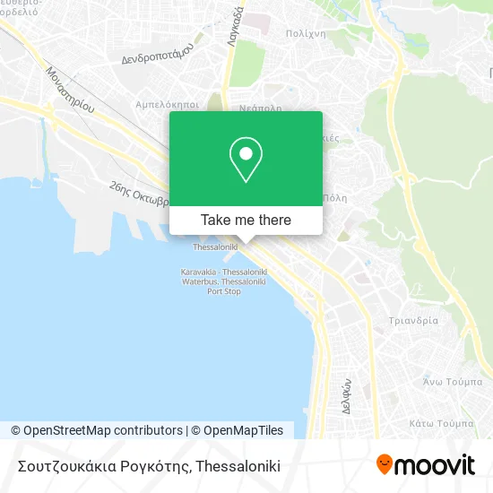 Σουτζουκάκια Ρογκότης map