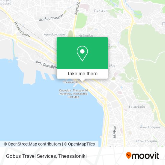 Gobus Travel Services map